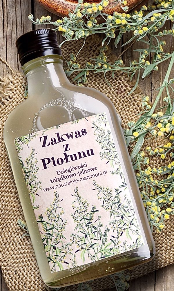 Zakwas z Piołunu - Na dolegliwości Żołądkowo-Jelitowe. 200ml